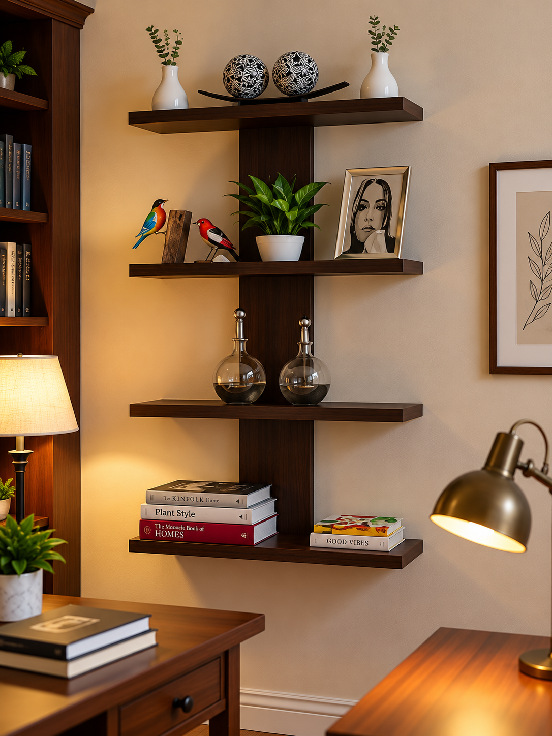 RASTWOOD 3-tier wooden kitchen spice rack